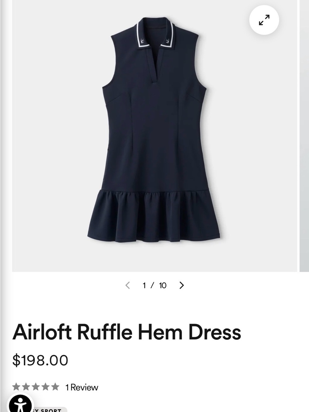 Tilley Airloft Ruffle Hem Dress